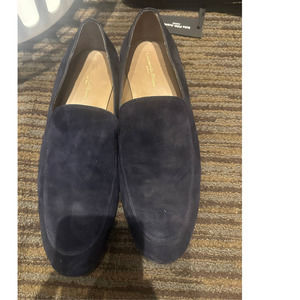 Gianvito Rossi Marcello Blue Suede Loafers Size 43 US10